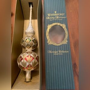 Waterford Holiday Jubilee Tree Topper First Issue 2000